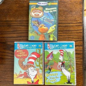 PBS kids show bundle: Dinosaur train/ Cat in the Hat
